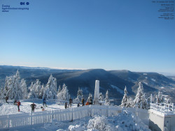 Pohled na jihozápad, Smrk