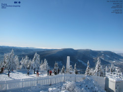 Pohled na jihozápad, Smrk