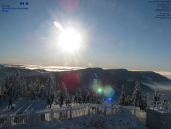 Pohled na jihozápad, Smrk