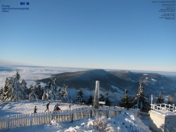 Pohled na jihozápad, Smrk