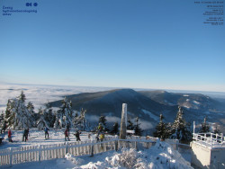 Pohled na jihozápad, Smrk