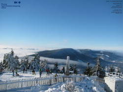 Pohled na jihozápad, Smrk