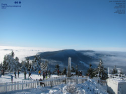 Pohled na jihozápad, Smrk