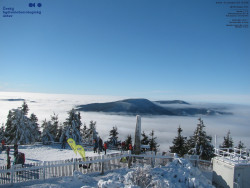 Pohled na jihozápad, Smrk