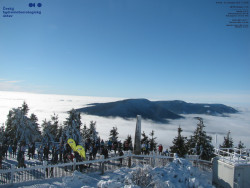 Pohled na jihozápad, Smrk