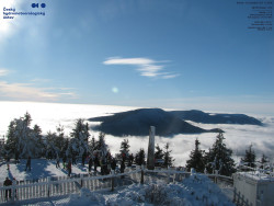 Pohled na jihozápad, Smrk