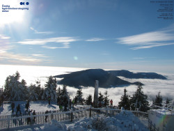 Pohled na jihozápad, Smrk