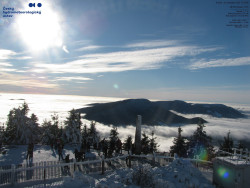 Pohled na jihozápad, Smrk