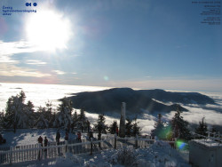 Pohled na jihozápad, Smrk