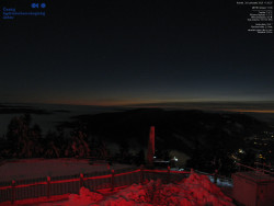 Pohled na jihozápad, Smrk