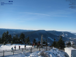 Pohled na jihozápad, Smrk