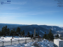 Pohled na jihozápad, Smrk