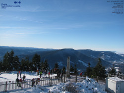 Pohled na jihozápad, Smrk