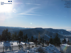 Pohled na jihozápad, Smrk