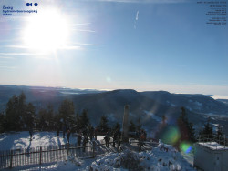 Pohled na jihozápad, Smrk