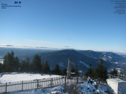 Pohled na jihozápad, Smrk