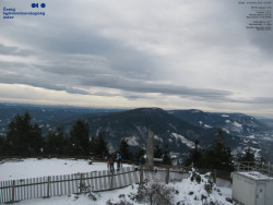 Pohled na jihozápad, Smrk