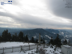 Pohled na jihozápad, Smrk