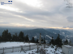 Pohled na jihozápad, Smrk