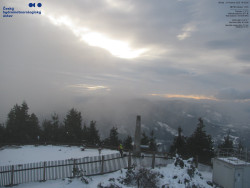 Pohled na jihozápad, Smrk