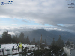 Pohled na jihozápad, Smrk