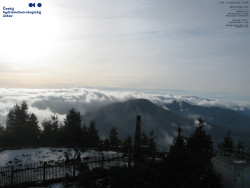 Pohled na jihozápad, Smrk