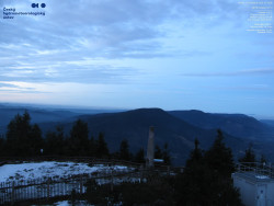 Pohled na jihozápad, Smrk