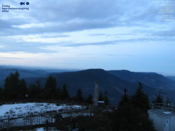 Pohled na jihozápad, Smrk