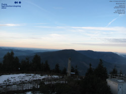 Pohled na jihozápad, Smrk