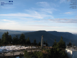 Pohled na jihozápad, Smrk