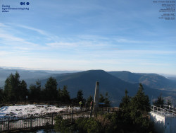 Pohled na jihozápad, Smrk