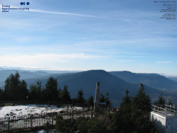 Pohled na jihozápad, Smrk