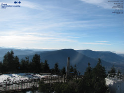 Pohled na jihozápad, Smrk