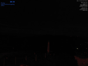 Lysá hora - Pohled na jihozápad, Smrk - 12.12.2025 v 01:00 Lysá hora - Pohled na jihozápad, Smrk - 12.12.2025 v 01:00