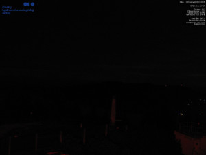 Lysá hora - Pohled na jihozápad, Smrk - 12.12.2025 v 01:30 Lysá hora - Pohled na jihozápad, Smrk - 12.12.2025 v 01:30