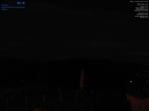 Lysá hora - Pohled na jihozápad, Smrk - 12.12.2025 v 02:15 Lysá hora - Pohled na jihozápad, Smrk - 12.12.2025 v 02:15