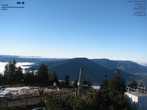 Lysá hora - Pohled na jihozápad, Smrk - 12.12.2025 v 10:00 Lysá hora - Pohled na jihozápad, Smrk - 12.12.2025 v 10:00