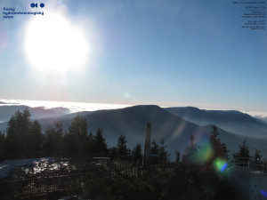 Lysá hora - Pohled na jihozápad, Smrk - 12.12.2025 v 14:00 Lysá hora - Pohled na jihozápad, Smrk - 12.12.2025 v 14:00