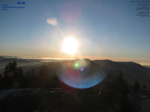 Lysá hora - Pohled na jihozápad, Smrk - 12.12.2025 v 15:15 Lysá hora - Pohled na jihozápad, Smrk - 12.12.2025 v 15:15