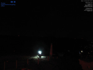 Lysá hora - Pohled na jihozápad, Smrk - 12.12.2025 v 19:00 Lysá hora - Pohled na jihozápad, Smrk - 12.12.2025 v 19:00