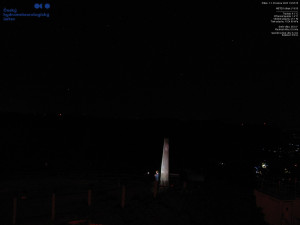 Lysá hora - Pohled na jihozápad, Smrk - 12.12.2025 v 20:00 Lysá hora - Pohled na jihozápad, Smrk - 12.12.2025 v 20:00