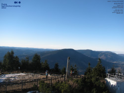 Pohled na jihozápad, Smrk