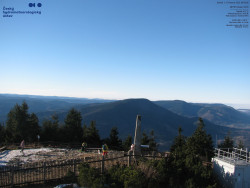 Pohled na jihozápad, Smrk