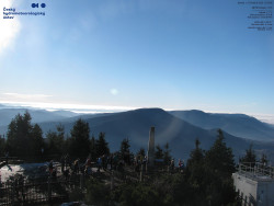 Pohled na jihozápad, Smrk