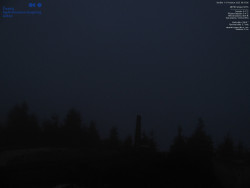 Pohled na jihozápad, Smrk