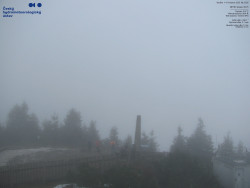 Pohled na jihozápad, Smrk