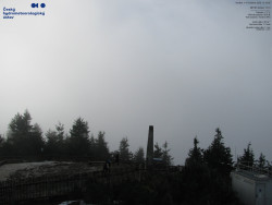 Pohled na jihozápad, Smrk