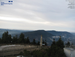 Pohled na jihozápad, Smrk