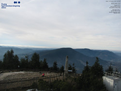 Pohled na jihozápad, Smrk