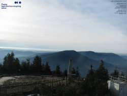 Pohled na jihozápad, Smrk